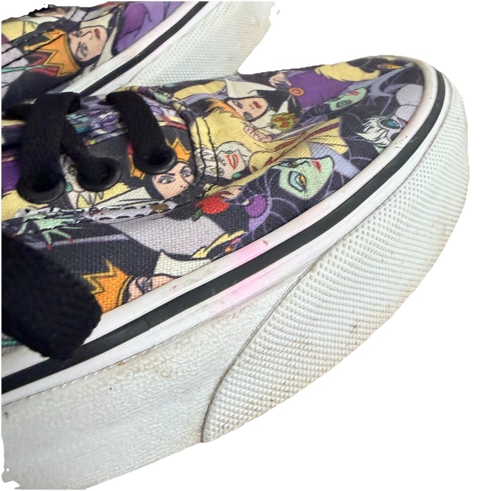 VANS Disney Womens Size 9 Ursula Cruella Evil Queen Maleficent Shoes - Picture 5 of 8